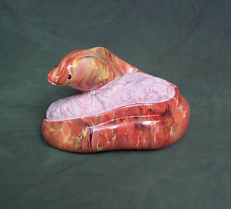 EEL ELVIS Coloured Cast Marble